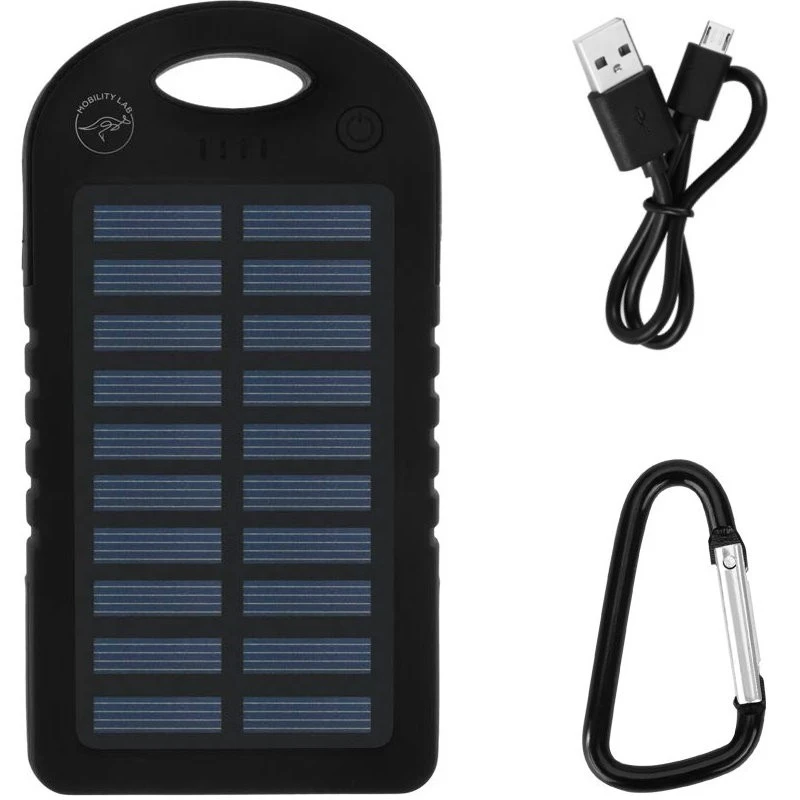 Mobility Lab Chargeur Solaire Et Batterie Batterie Solaire Mobility Solar Power Bank 5000 MAh 3 Mobility Lab Chargeur Solaire Et Batterie Batterie Solaire Mobility Solar Power Bank 5000 MAh