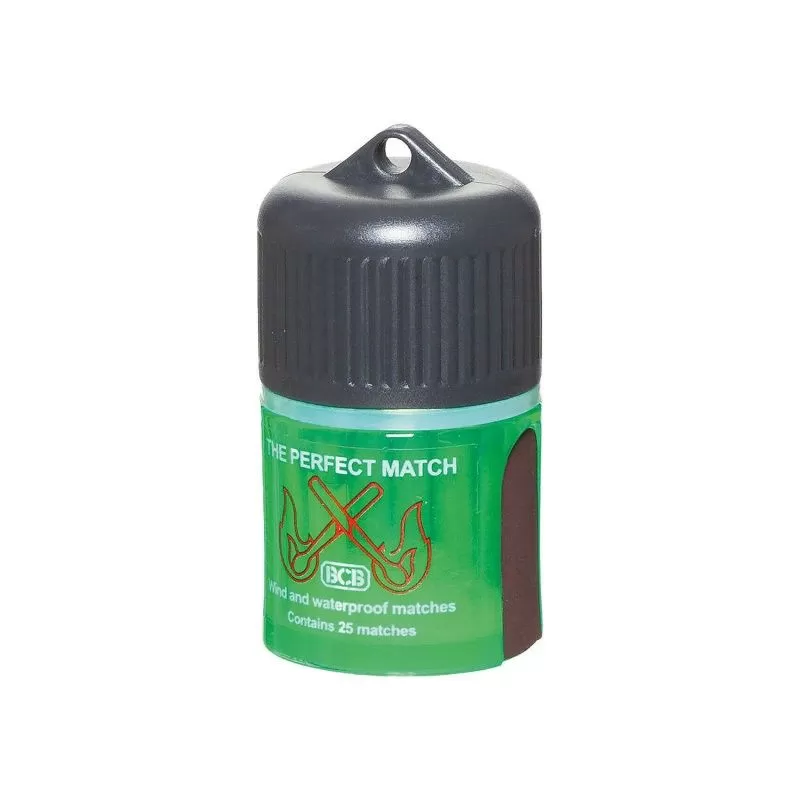 BCB Bushcraft Boîte étanche + Allumettes étanches BCB Wind Waterproof Matches 3 BCB Bushcraft Boîte étanche + Allumettes étanches BCB Wind Waterproof Matches – Image 2