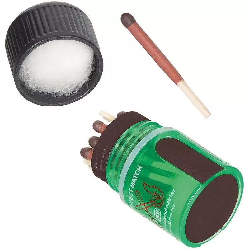 BCB Bushcraft Boîte étanche + Allumettes étanches BCB Wind Waterproof Matches 2 BCB Bushcraft Boîte étanche + Allumettes étanches BCB Wind Waterproof Matches
