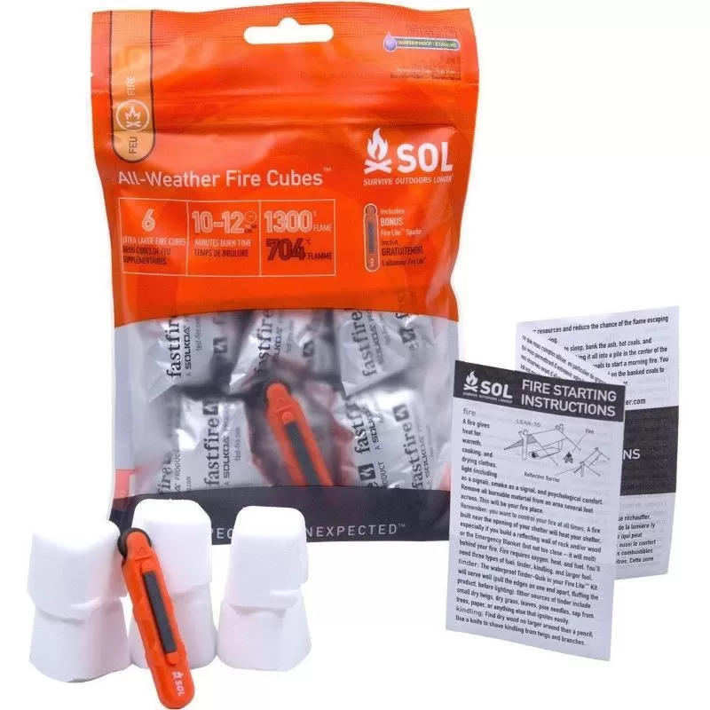 Pierre à Feu Cubes Allume-feu SOL All Weather Fire Cubes 3 Pierre à Feu Cubes Allume-feu SOL All Weather Fire Cubes