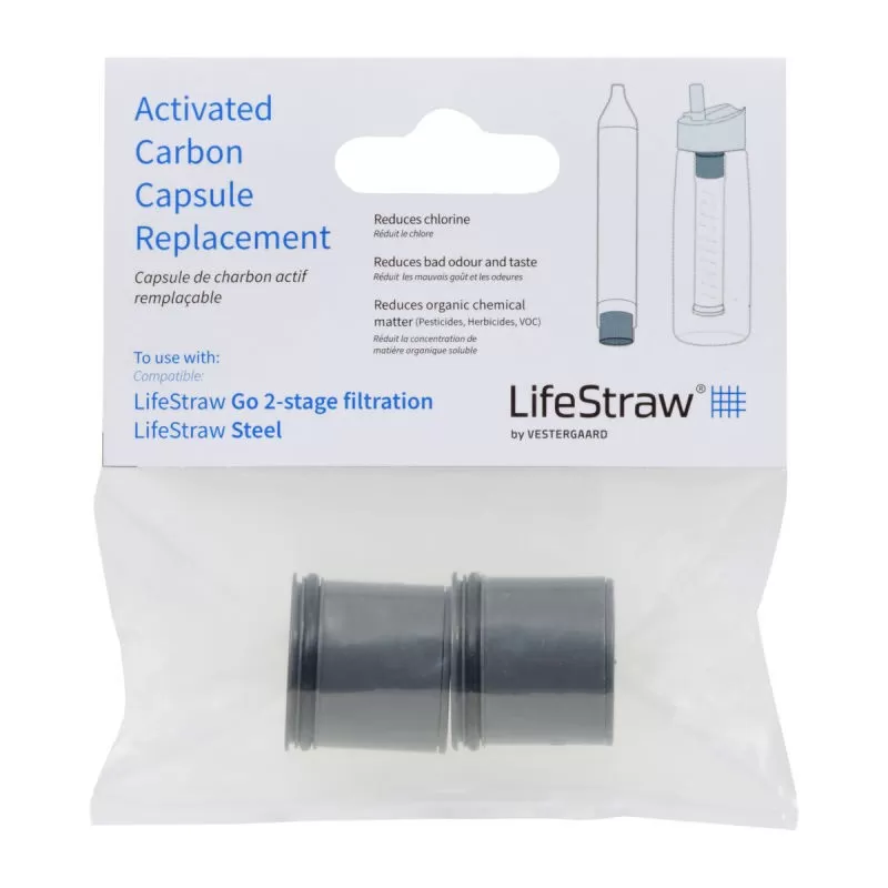 Traitement De L'eau Filtre à Charbon Pour Gourde Lifestraw Go 2 Stages (lot De 2) 4 Traitement De L'eau Filtre à Charbon Pour Gourde Lifestraw Go 2 Stages (lot De 2) – Image 2