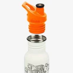 Gourde Klean Kanteen Kid Classic Sport 0,35L Blanche -ÉCLAIRER Soldes Magasin gourde klean kanteen kid classic sport 035l jaune 2