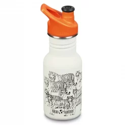 Gourde Klean Kanteen Kid Classic Sport 0,35L Blanche