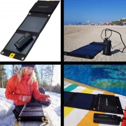 Chargeur Solaire Et Batterie Panneau Solaire + Batterie Powertraveller Falcon 7 Kit Sport -ÉCLAIRER Soldes Magasin panneau solaire batterie powertraveller falcon 7 kit sport 2