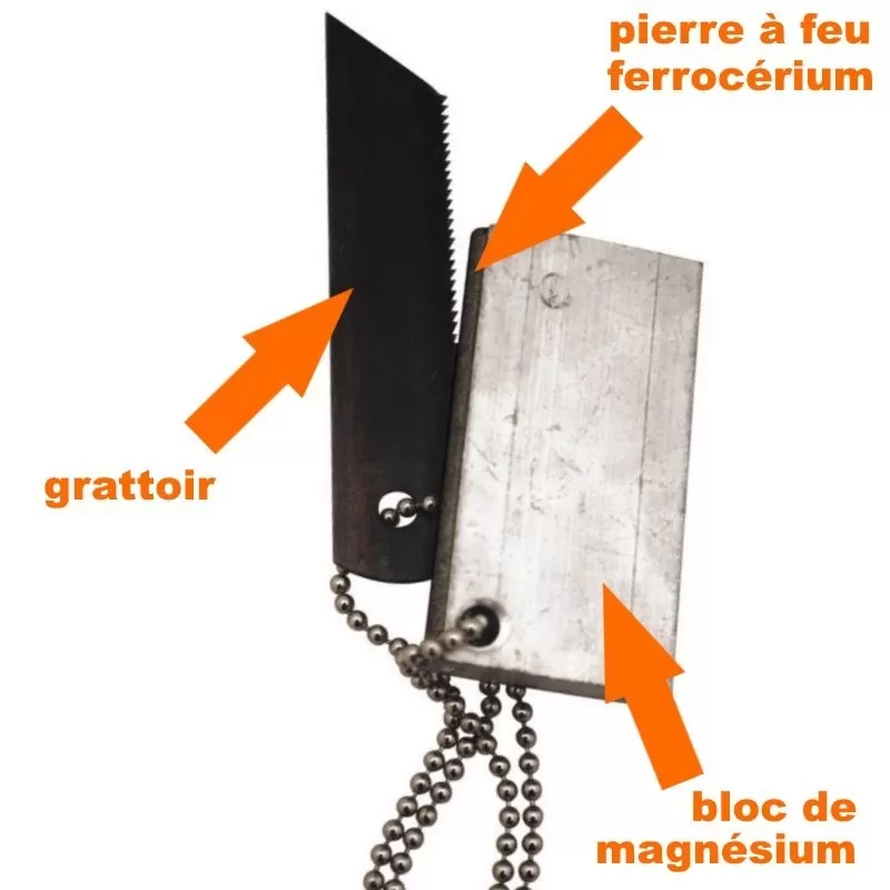 BCB Bushcraft Pierre à Feu Et Magnésium BCB Striker Fire Flint 4 BCB Bushcraft Pierre à Feu Et Magnésium BCB Striker Fire Flint – Image 2