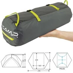 Accueil Tente Camp Minima 3 EVO -ÉCLAIRER Soldes Magasin tente camp minima 3 evo 2