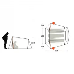 Accueil Tente Ferrino Lightent 3 PRO Verte -ÉCLAIRER Soldes Magasin tente ferrino lightent 3 personnes 2