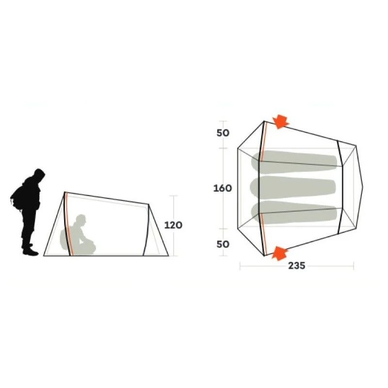 Accueil Tente Ferrino Lightent 3 PRO Grise 5 Accueil Tente Ferrino Lightent 3 PRO Grise – Image 3
