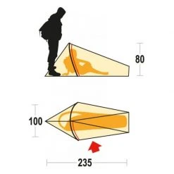 Accueil Tente Ferrino Sintesi 1 -ÉCLAIRER Soldes Magasin tente ferrino sintesi 1 personne 2