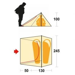 Accueil Tente Ferrino Sintesi 2 -ÉCLAIRER Soldes Magasin tente ferrino sintesi 2 personnes 2