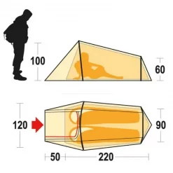 Accueil Tente Ferrino Sling 2 -ÉCLAIRER Soldes Magasin tente ferrino sling 2 personnes 2