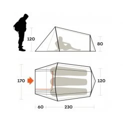 Accueil Tente Ferrino Sling 3 -ÉCLAIRER Soldes Magasin tente ferrino sling 3 2