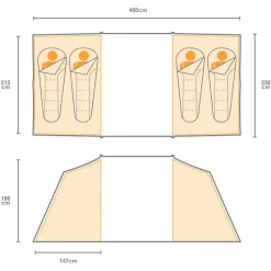 Accueil Tente Regatta Kivu 4 Vis-à-vis -ÉCLAIRER Soldes Magasin tente regatta kivu 4 vis a vis 2