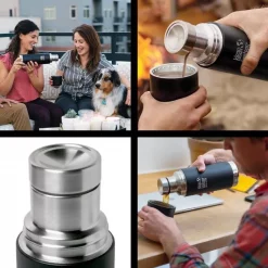 Gourde Thermo Klean Kanteen TKPro Insulated 0,5L Inox Noir -ÉCLAIRER Soldes Magasin thermo klean kanteen tkpro insulated 05l inox noir 1